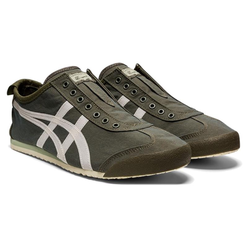 ONITSUKA TIGER Кеды Mexico 66 Slip-On Оливково-зеленые Белые 1183B603-301