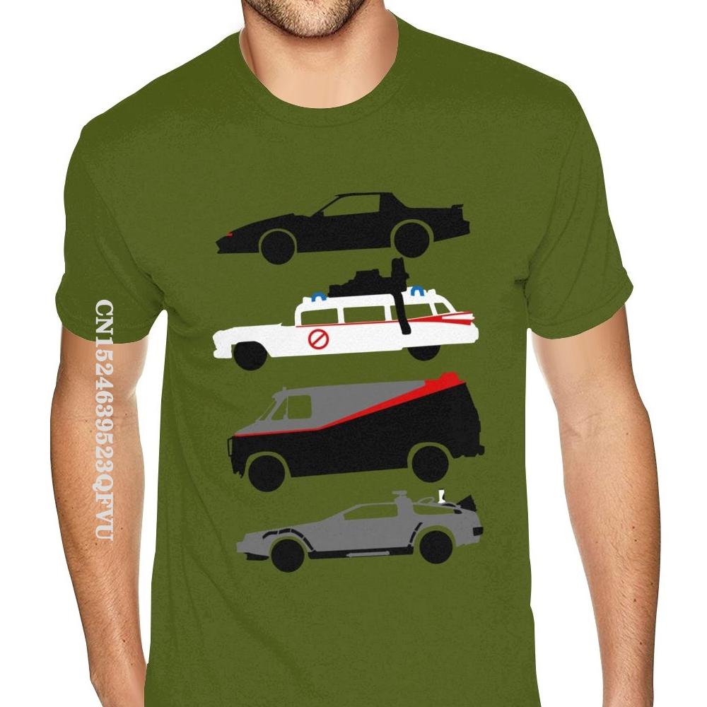 80s Car Tee Shirts Kawaii Halloween Oversized T Shirts Harajuku Boyfriend's Plus Size T-Shirts