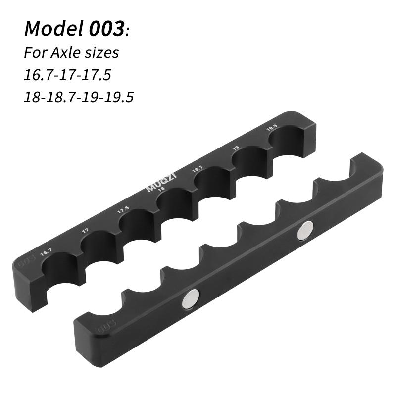 MUQZI Universal Aluminum Magnetic Vice Jaw Clamp 5–45mm Bike Table Vise Jaw Protective Insert