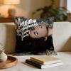 Music Album MMarina and the diamonds Cushion Cover Short plush pillowcase for bed sofa carwashable