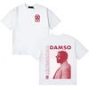 Модная Одежда Певец Damso Принт с Буквами Графика Унисекс Женская Ретро 90-х Круглый Вырез Футболка Y2K Хип-Хоп Оверсайз Футболка с Коротким Рукавом