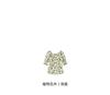 Fashionable vacation style printed top