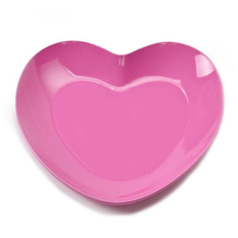 Поднос из нержавеющей стали в форме сердца для хранения украшений и нейл-арта