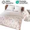 ROSALINA Cotton Satin Bedding - Rose Dream, ecru, pink - 160x200cm