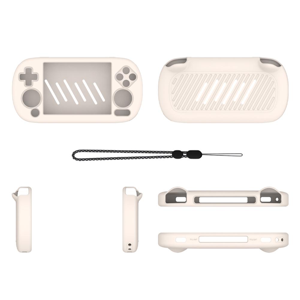 Силиконовый чехол для ANBERNIC RG40XX H Защитное стекло для экрана Жесткий чехол для переноски Игровые аксессуары