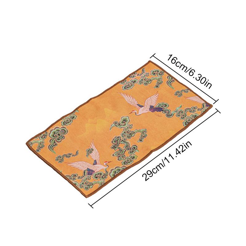 1 шт. Чайная салфетка, аксессуары, кухонный коврик для чайного столика, высококачественный чайный коврик, бытовое чайное полотенце, впитывающее воду, чайная салфетка Zen