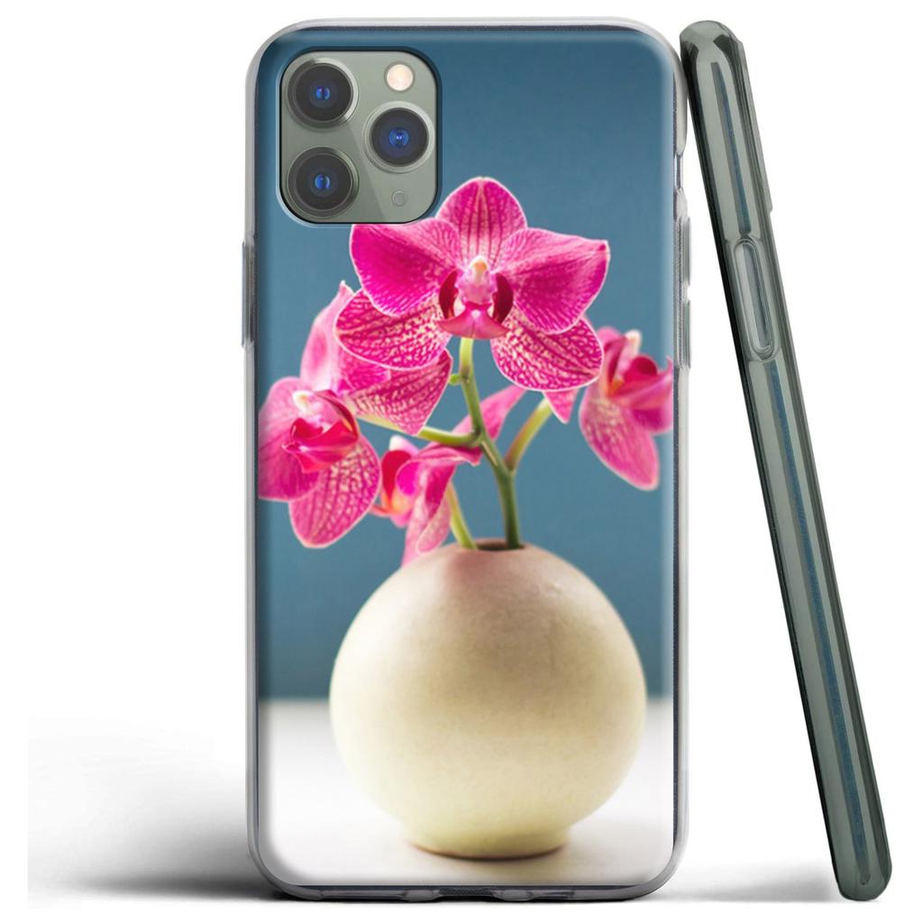 Красочный силиконовый чехол с цветами орхидеи для Apple iPhone 12 Mini 11 Pro SE XS X XR Max 8 7 6S 6 Plus 5S