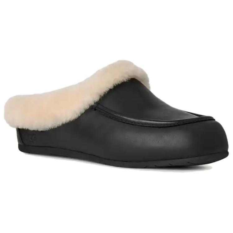 UGG Ансли Простые удобные закрытые тапочки от натирания Женские тапочки Черный 1171392-BLK