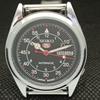ВОССТАНОВЛЕННЫЕ ВИНТАЖНЫЕ SEIKO 5 АВТОМАТИЧЕСКИЕ 6309A ЯПОНИЯ МУЖСКИЕ ЧАСЫ D/D ЧЕРНЫЕ a318621-2