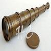 ВИКТОРИАНСКИЙ МОРСКОЙ ТЕЛЕСКОП МОРСКОЙ ЛАТУННЫЙ АНТИКВАРНЫЙ ВИНТАЖНЫЙ 20" ПОДЗОРНАЯ ТРУБА рабочий