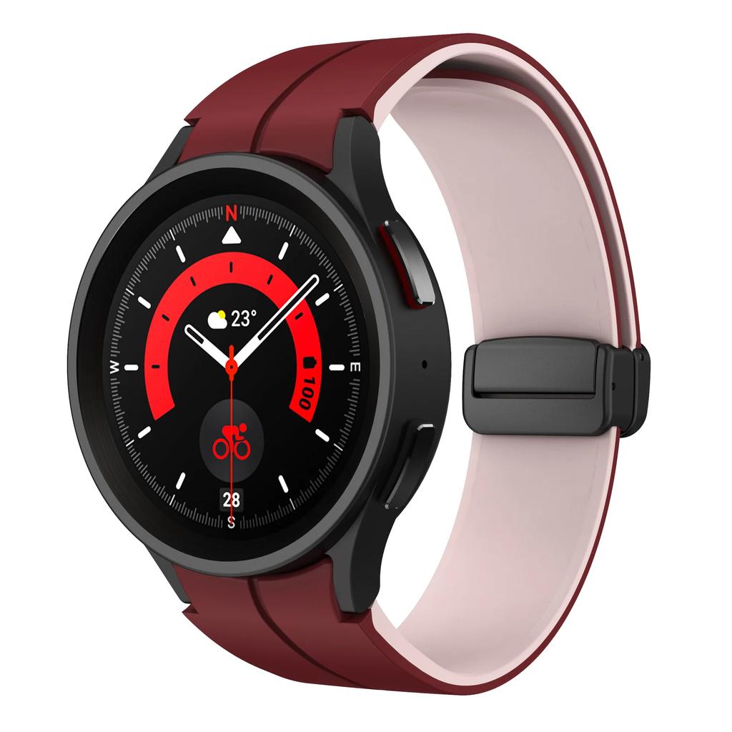 Классический оригинальный ремешок для Samsung Watch 4 40 мм 44 мм 5Pro 45 мм 42 46 Band Магнитная застежка для Galaxy Watch 6 Classic 43 мм 47 мм Bracelet