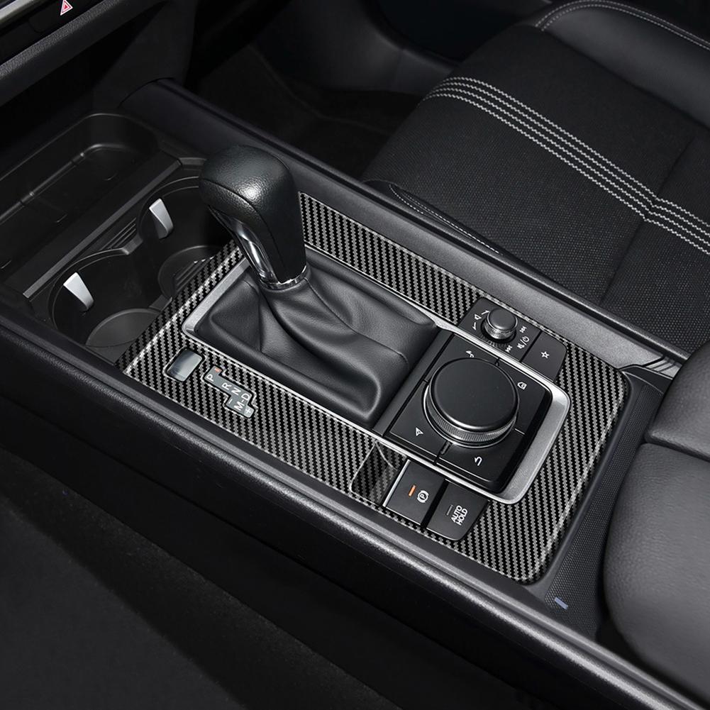 Добавьте нотку класса к вашему Mazda CX50 с помощью отделки панели переключения передач из углеродного волокна 2023 2024 Стильное улучшение