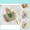 Elegant Woven Tote Bag Trendy Bucket Shape Handbag For Beach Or Vacation Use