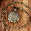 Ретро классические карманные часы Cross Quartz мужские и женские аксессуары карманные часы