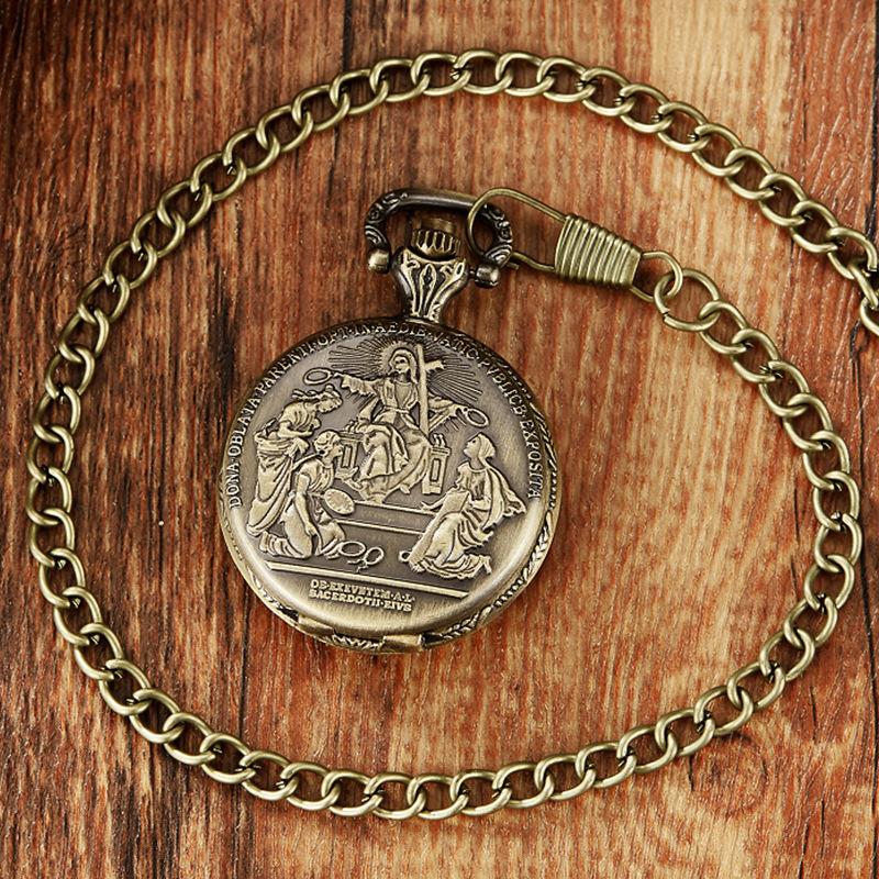 Ретро классические карманные часы Cross Quartz мужские и женские аксессуары карманные часы