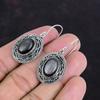 Серебряный блеск обсидиан драгоценный камень серьги стильные винтажные серьги ювелирные изделия ручной работы 925 стерлингового серебра серьги антикварные серьги подарки для жены