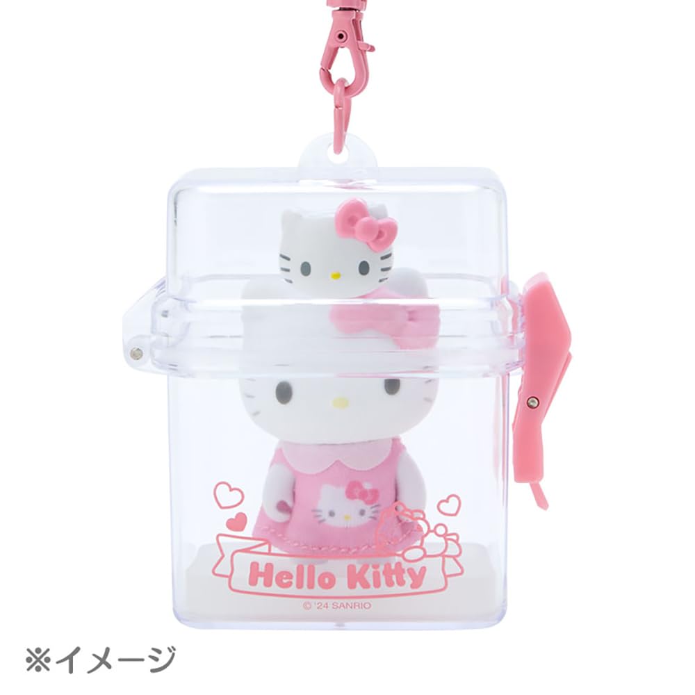 Sanrio Pitatto Friends Clear Hello 8 x 8 x 4 604348 (Мини) Чехол, Китти, см, Персонаж,