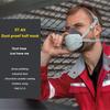 Респиратор от пыли Противопромышленная пыль Дышащий Моющийся Противозольная Известковая пыль Маска для деревообработки Шлифовки
