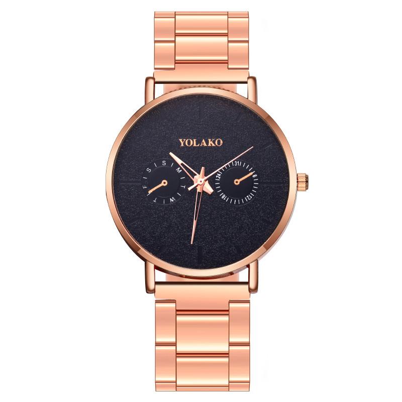 Европейские и американские ультратонкие модные мужские часы с двумя стрелками, мужские часы, кварцевые часы, стальной браслет