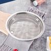 Fine Mesh Stainless Steel Oil Drain Pan Double-ear Handle Snack Serving Dish  French Fries