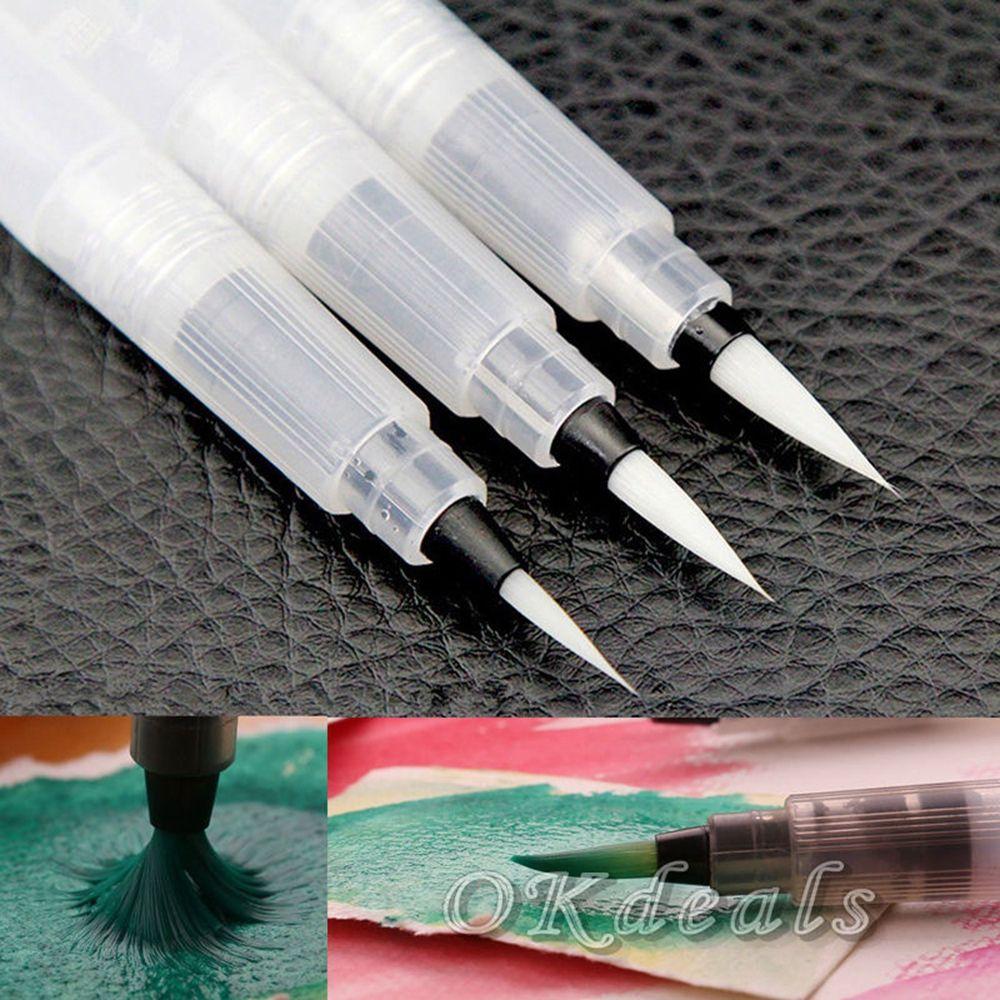 3 шт. Новая акварельная кисть для рисования, ручка-пилот с чернилами