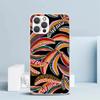 Тканевый узор в африканском стиле Мягкий чехол для iPhone 16 17 Air 15 14 Pro Max 16E Чехол для телефона 13 Mini 12 11 7 SE 8 Принт Узор Подходящий