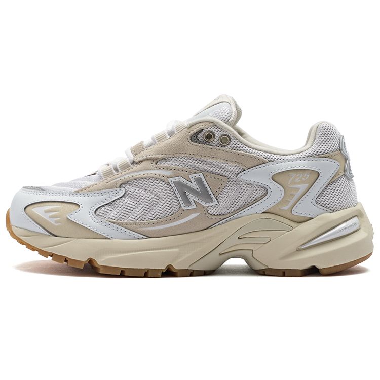 New Balance 725 Bone Metallic Silver Unisex Sneakers White ML725T