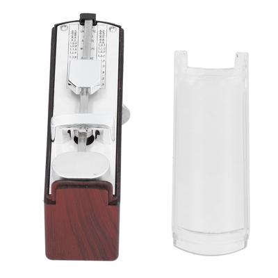 Мини Механический Метроном Универсальный Портативный Традиционный для Фортепиано Укулеле Гитары Скрипки Бордовый