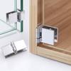0/90/180 Degree Glass Hinge Easy To Install Door Hardware Glass Cabinet Door Hinge