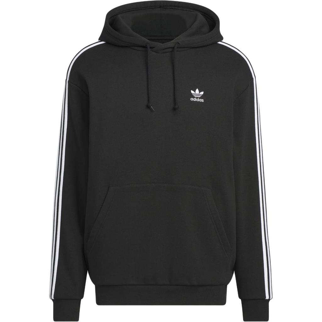 adidas Оригинальная мужская свободная толстовка с капюшоном Черная KD1860