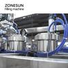 ZONESUN ZS-DG4 Beer Filling Machine Equipressure Foamy Liquid Alcoholic Carbonated Sparkling Aerated Drinks Bottle Production