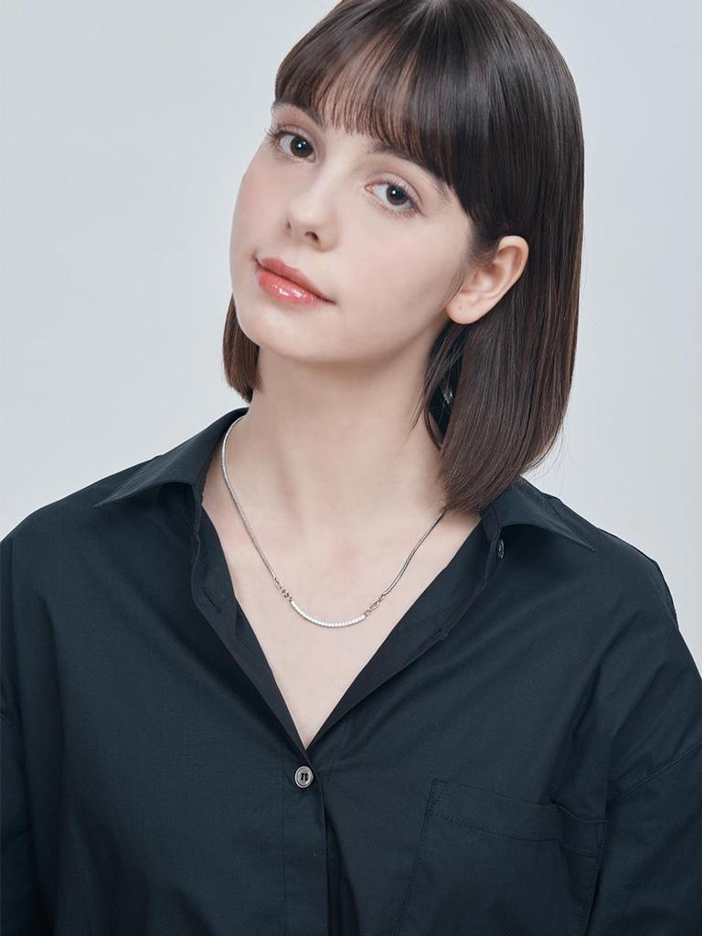 Elastic Stick Link Necklace ELBRNN210