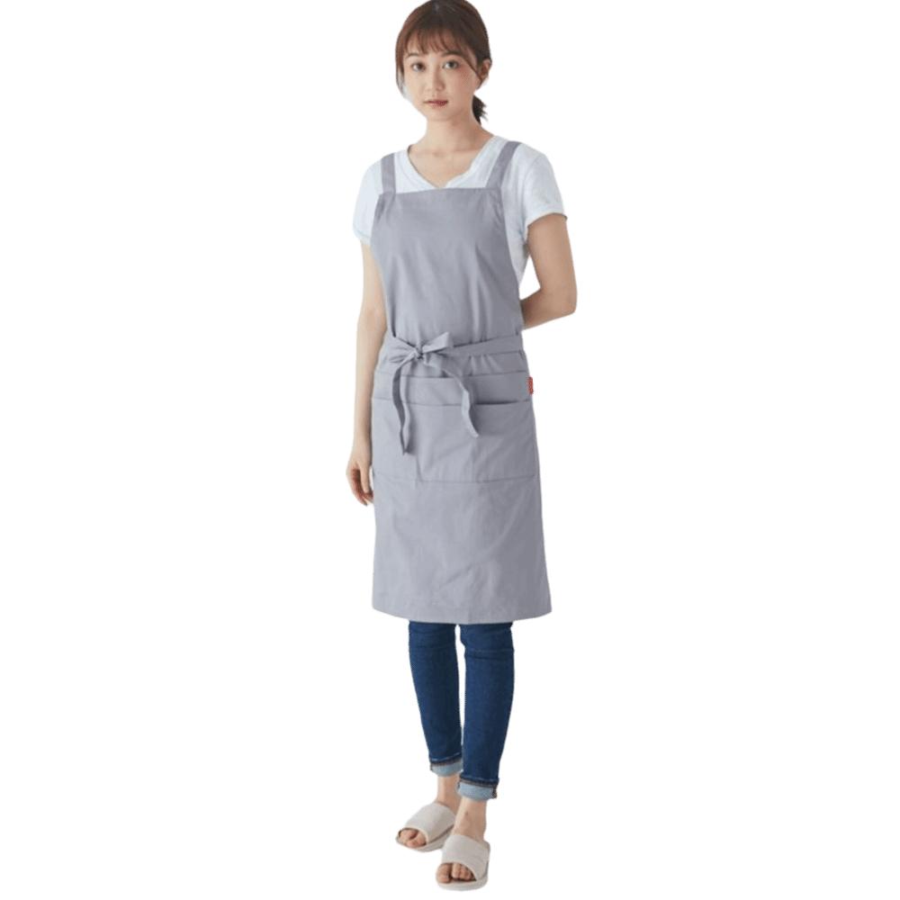 Hanging Neck Household Waterproof Apron Cotton Kitchen Apron Japanese-style Apron Restaurant