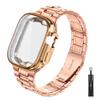 case+Strap for Apple watch Ultra band 44mm 40mm 45mm 41mm 42mm 38mm Metal Stainless Steel bracelet iWatch Series 3 5 6 SE 7 8