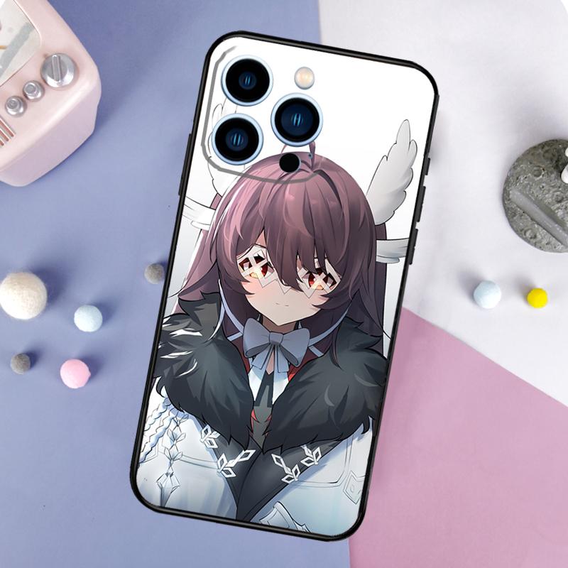Чехол Genshin Impact Коломбина для iPhone 16 15 11 12 13 14 Pro MAX X XS Max XR Plus 13 Mini