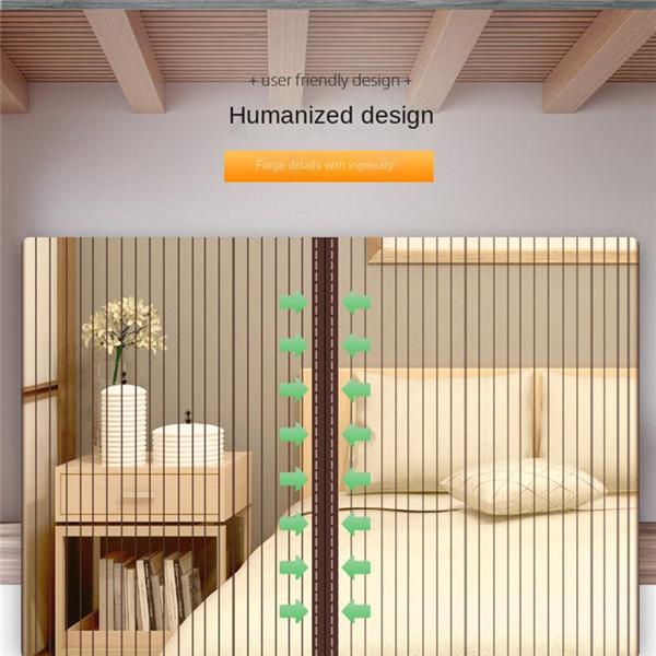 Tool-free Magnetic Door Mosquito Net Summer Anti Bug Fly Door Curtains Mesh Automatic Closing Door Screen Magic Mesh Kitchen Screen
