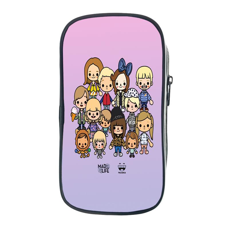Toca Life World Пенал Подарок Детям Мальчикам Студентам Пенал Для Хранения Ручки Сумка Школьные Принадлежности Коробка Канцелярских Принадлежностей