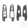 4 шт. Для Honda Civic 2006-2011 Отделка накладки на панель управления дверью салона из углеродного волокна