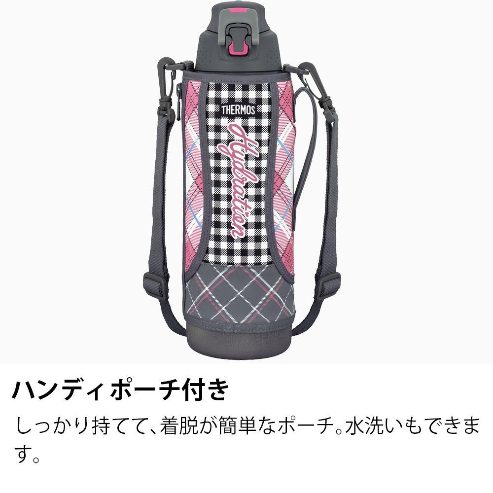 Термос для воды, спортивная бутылка с вакуумной изоляцией, серая клетчатая, только для холодного хранения GGM 1,5 л FFZ-1502F