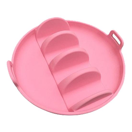 Силиконовый держатель для тарелок для тако, блюдо для буррито, большая вместимость, зажим для тортильи с 4 отделениями, держатели для тако для мягких и твердых тортилий 3,9"-8"