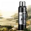 316 Stainless Steel Travel Insulated Cup with Filter Vacuum Flask Sports Thermos Bottle  Man