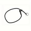 Durable And Comfortable Pet Training Choke Rope For Large Dogs Black Nylon Design