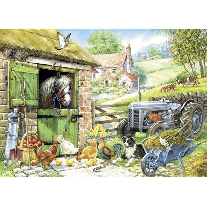 Diamond Painting Tree Horse Chicken Dog Diamond Embroidery Cross Stitch