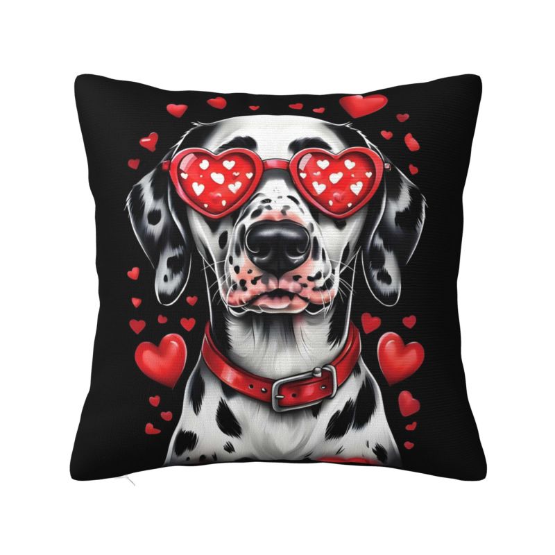 Custom Cartoon Dalmatians Disney Cushion Cover 101 Anime Kawaii Dog Velvet Nordic Throw Pillow Case Home Decor