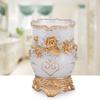European Resin Household Bathroom Set Soap Dispenser Tooth Brush Holder Cup Soap Dish Tray Toilet Brush Wastebin Storage Set