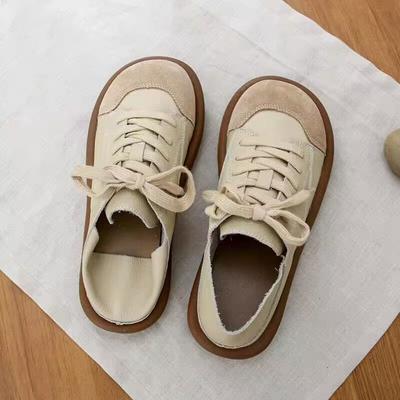 Широкий носок JK Shoes женские кроссовки на шнуровке для девочек Harajuku полутапочки женские мюли из искусственной кожи вулканизированные кроссовки новые