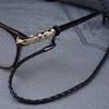 Многоцветная подвеска-цепочка для очков, витой шнурок для очков, кожаная цепочка, аксессуары для занятий спортом на открытом воздухе, противоскользящая цепочка для солнцезащитных очков