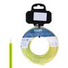 Electric Cable - EDM - H07Z1-K - 2.5 Mm² - 15 M - Bicolor - Flexible - Halogen-free
