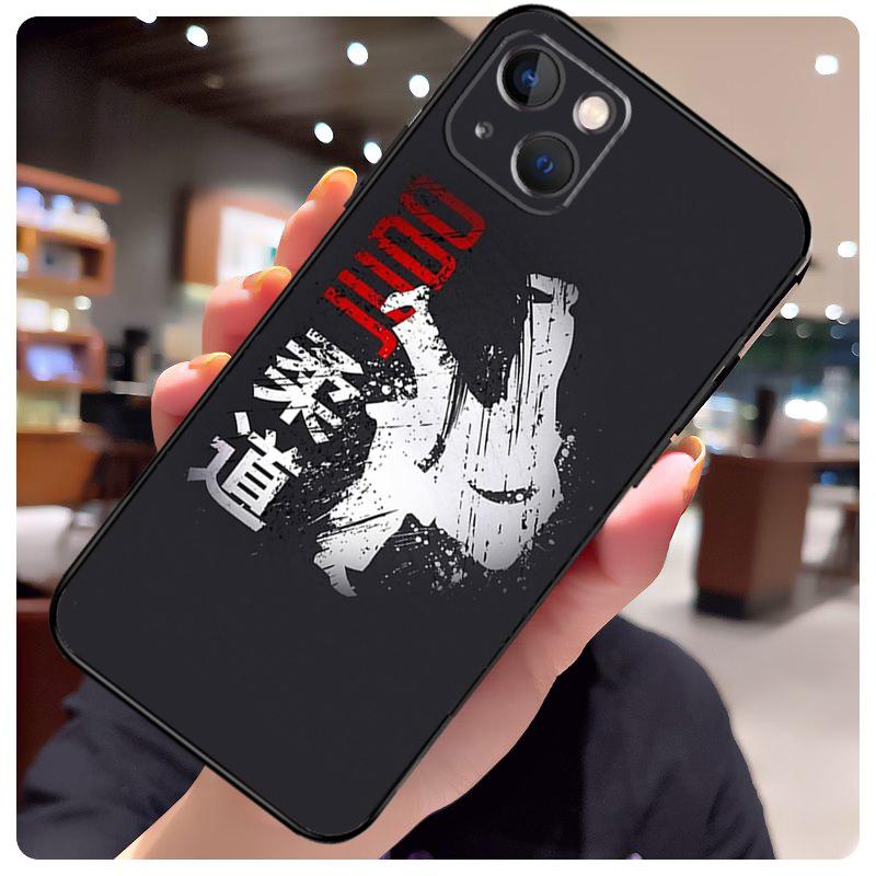 Чехол для iPhone 13 Pro Max 16 15 11 12 14 17 Pro Max mini 15 16 Plus 16e 17 Air с рисунком Дзюдо