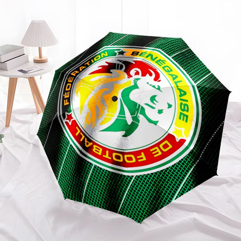Senegal Fashionable Automatic Opening/Closing Folding Umbrella. Portable and Foldable, Ideal for Gift, Travel, and Daily Use.